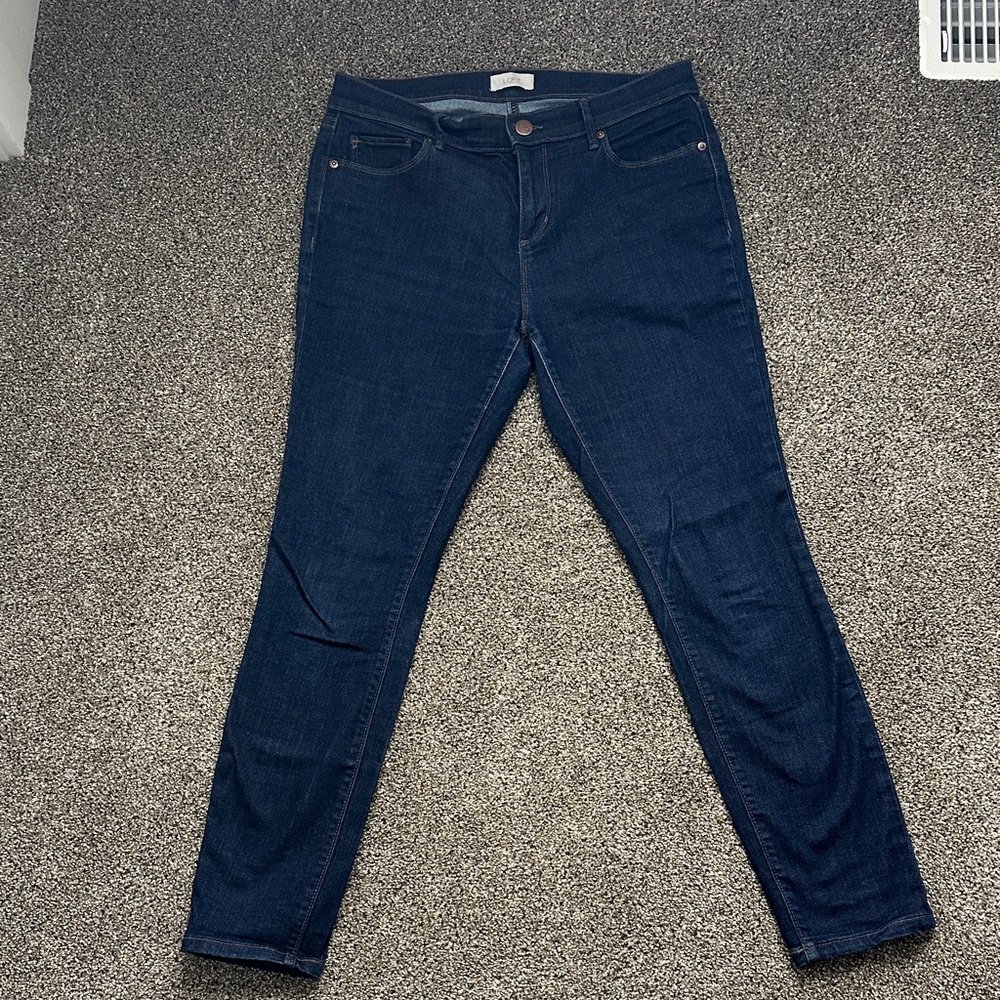 LOFT Women's Deep Indigo Skinny Jeans